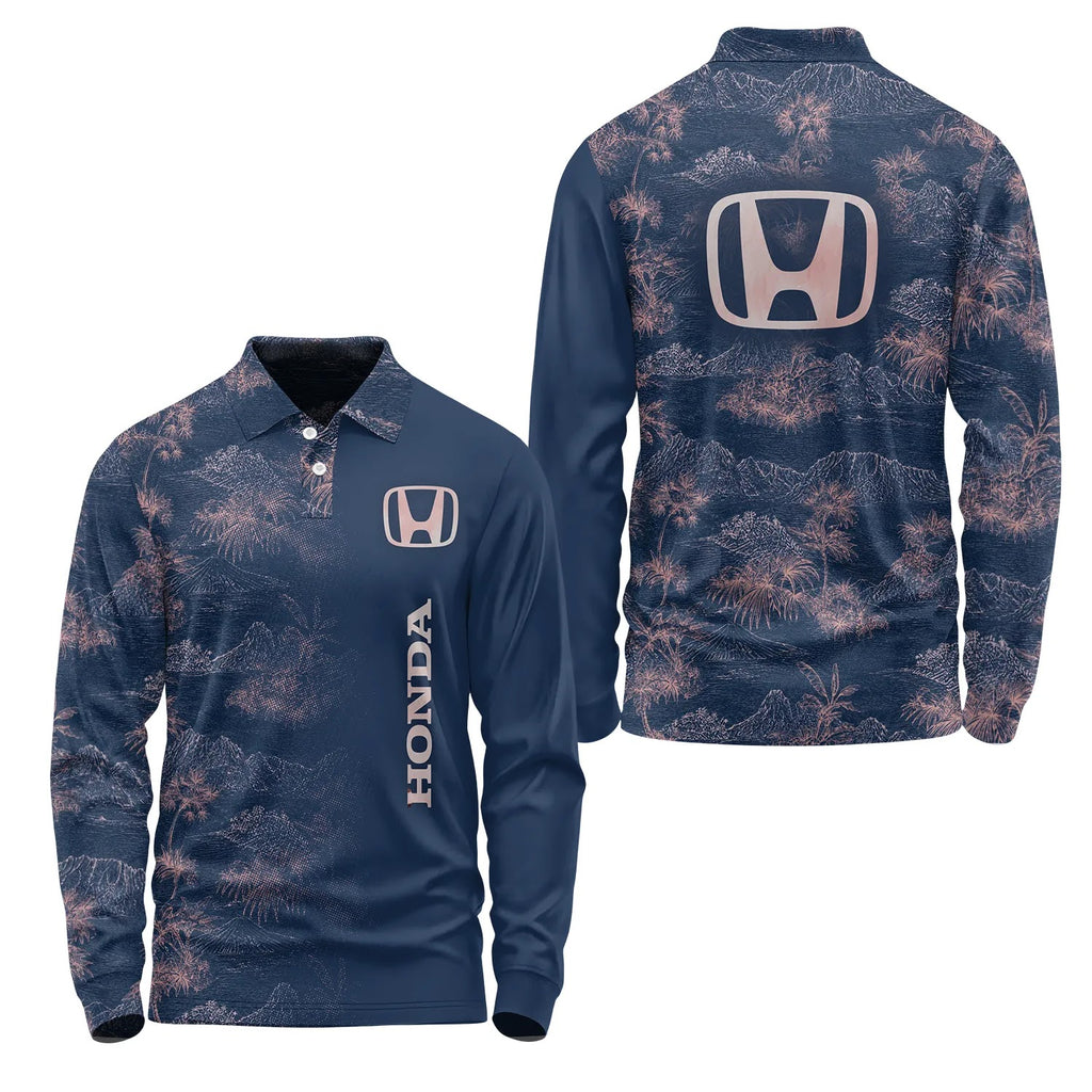 Honda Long Sleeve Polo SHW007