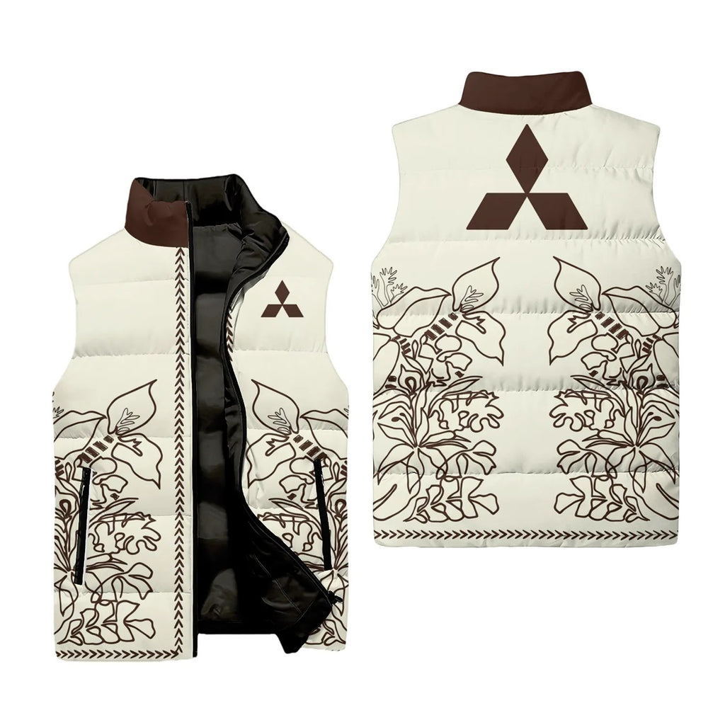 Mitsubishi Sleeveless Puffer Jacket SHW064