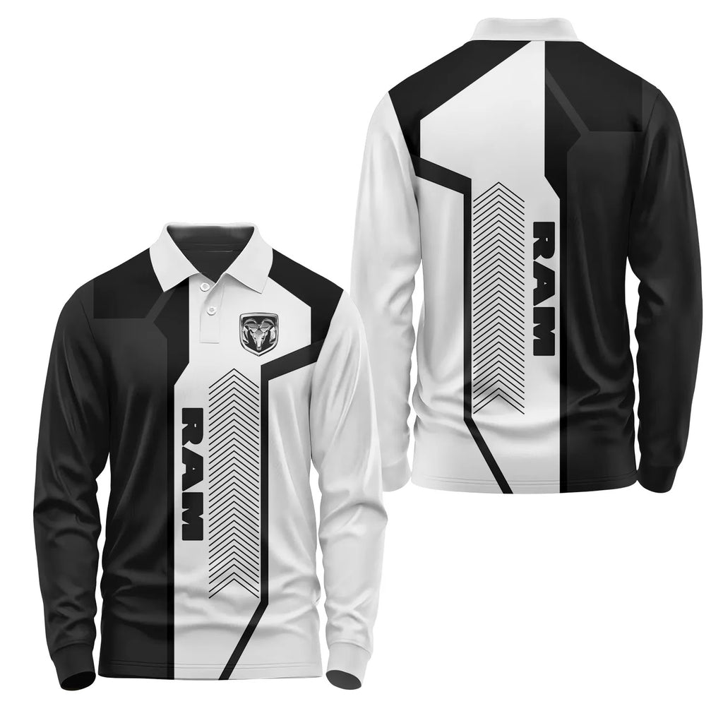 Ram Long Sleeve Polo SC065