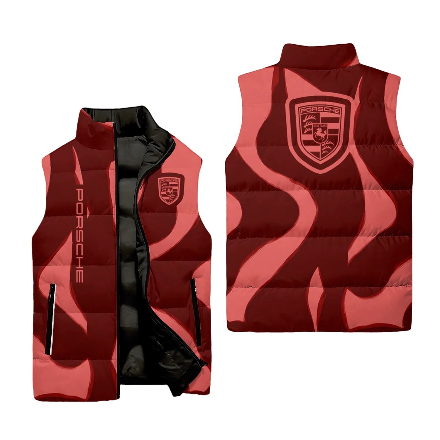 Porsche Sleeveless Puffer Jacket SHW068