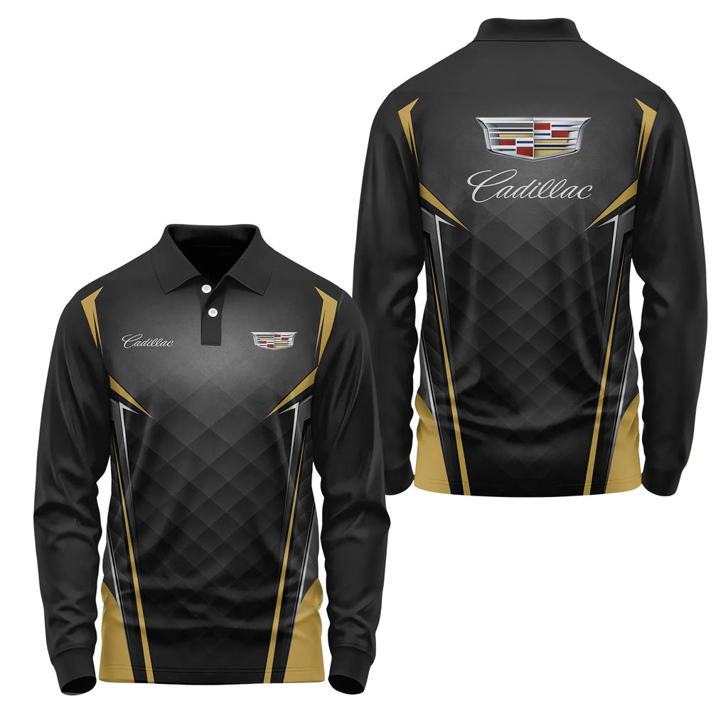 Cadillac Long Sleeve Polo SC074