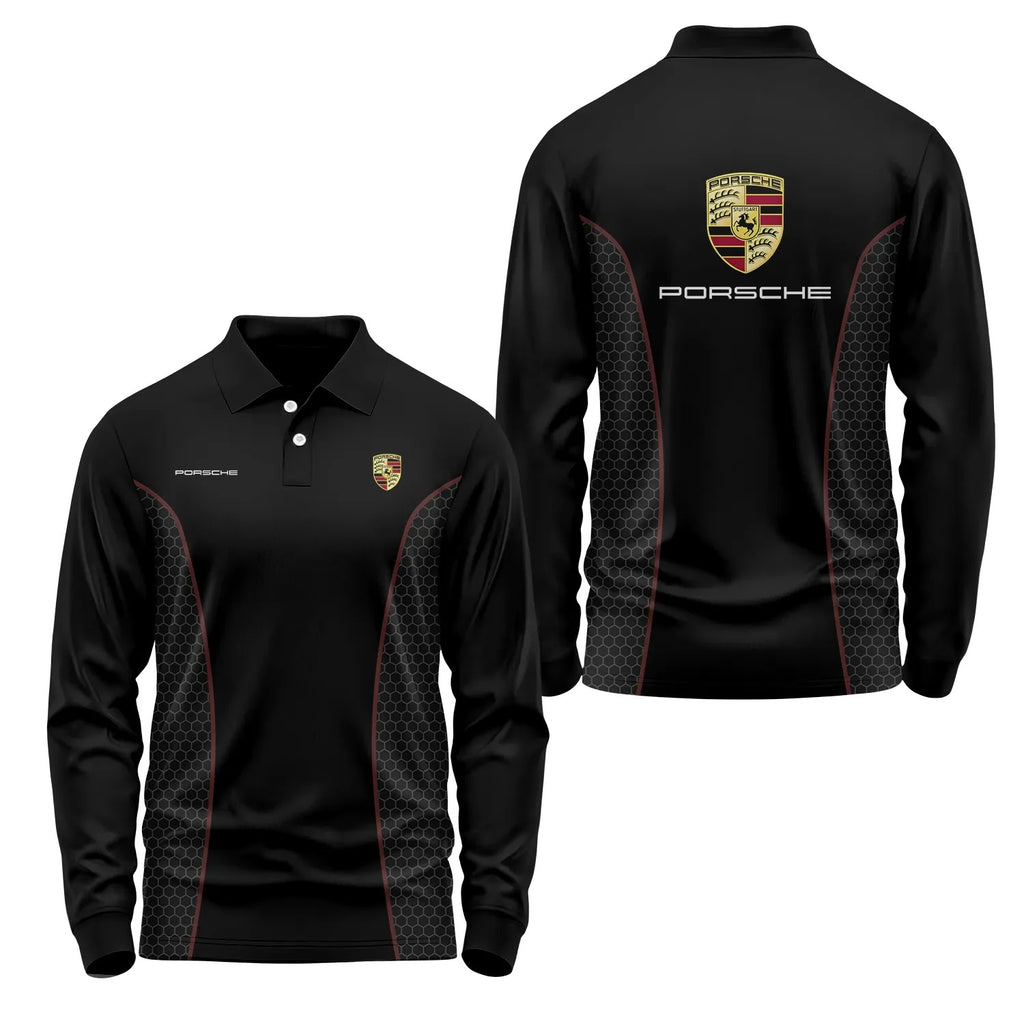 Porsche Long Sleeve Polo SC072