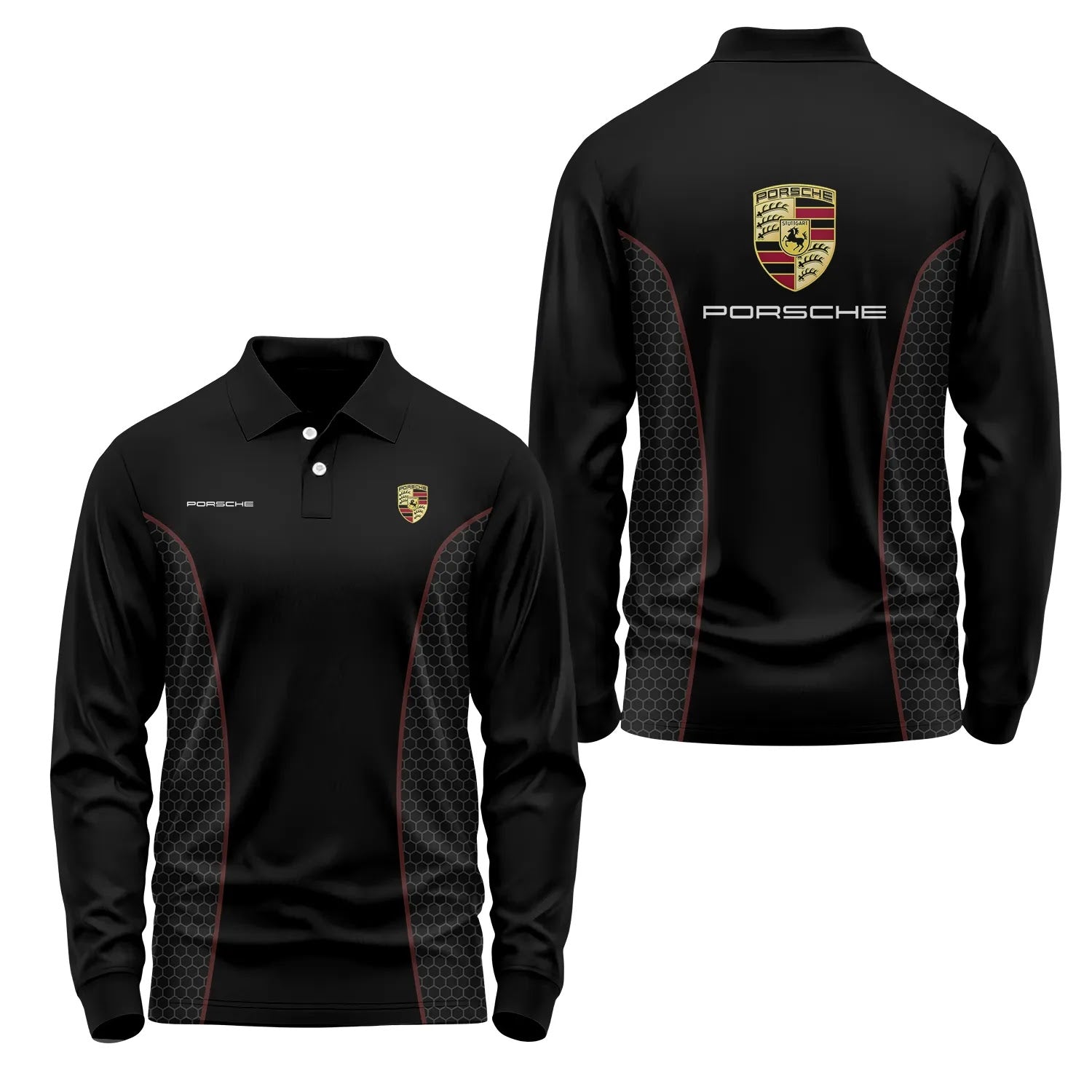 Porsche Long Sleeve Polo SC072