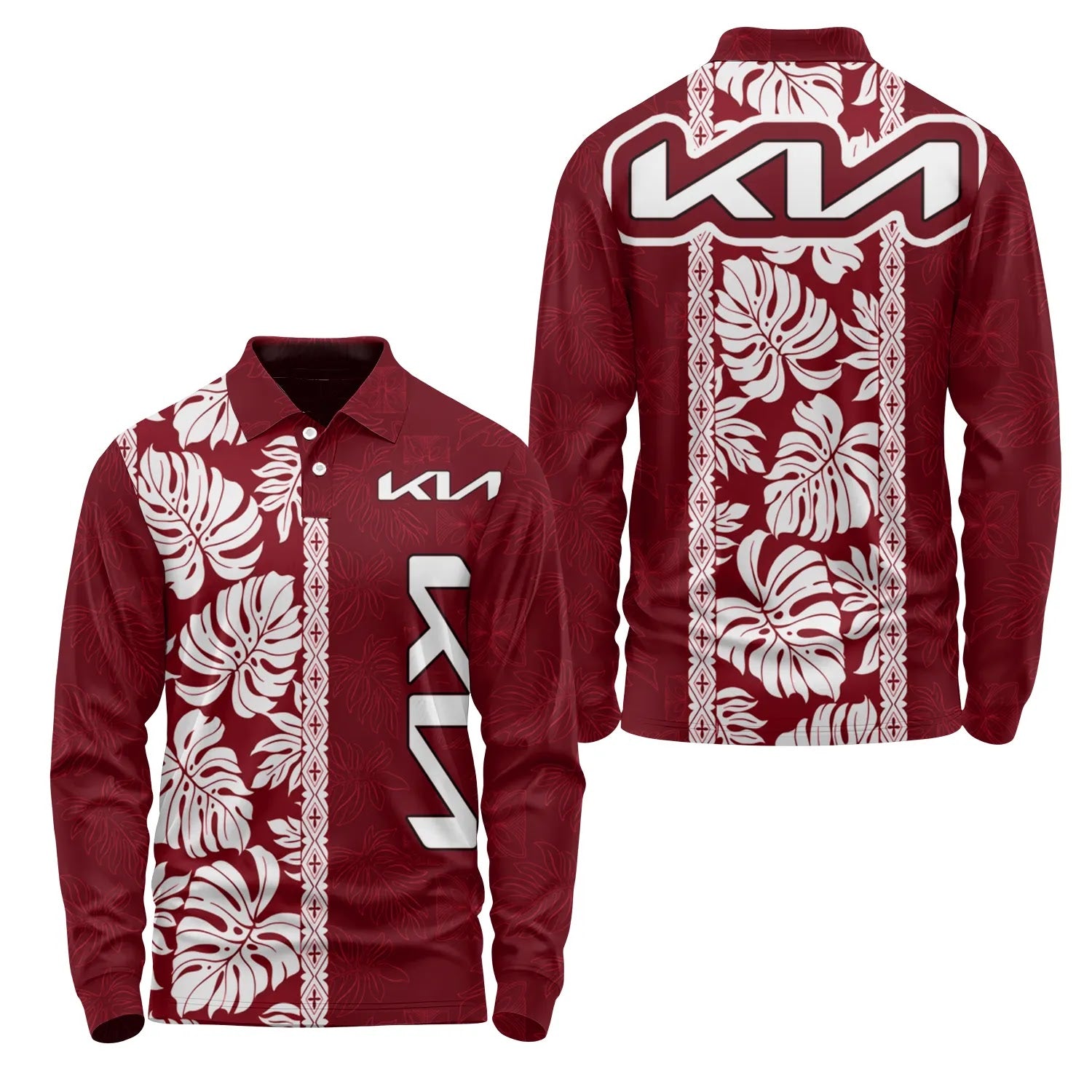 Kia Long Sleeve Polo SHW046