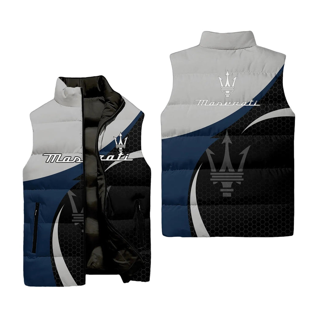 Maserati Sleeveless Puffer Jacket SC038