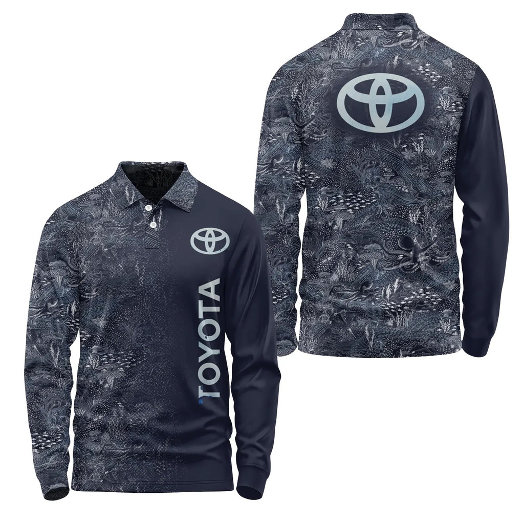 Toyota Long Sleeve Polo SHW006