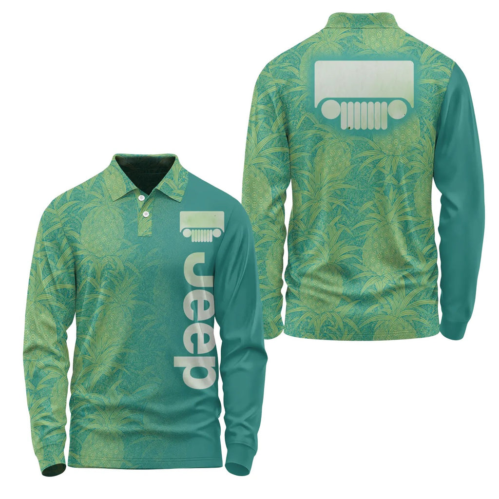 Jeep Long Sleeve Polo SHW014