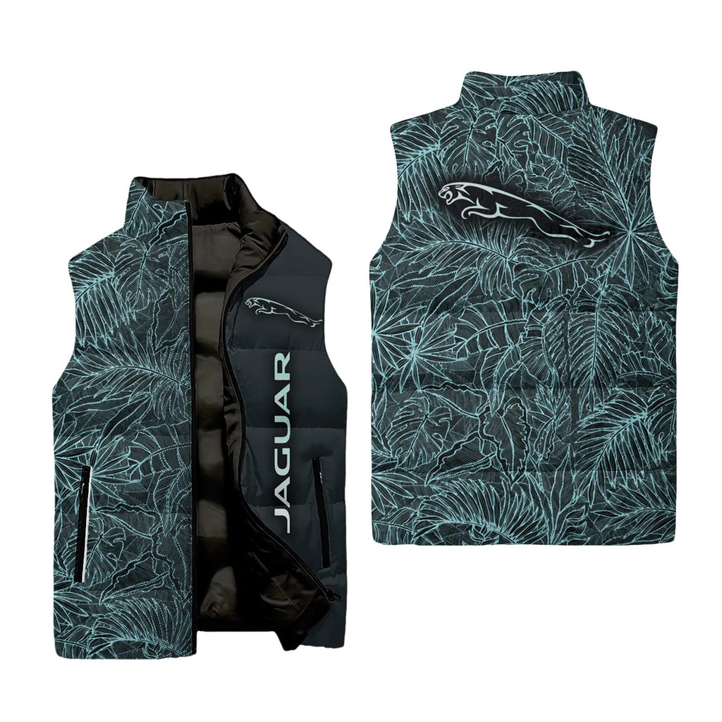 Jaguar Sleeveless Puffer Jacket SHW008