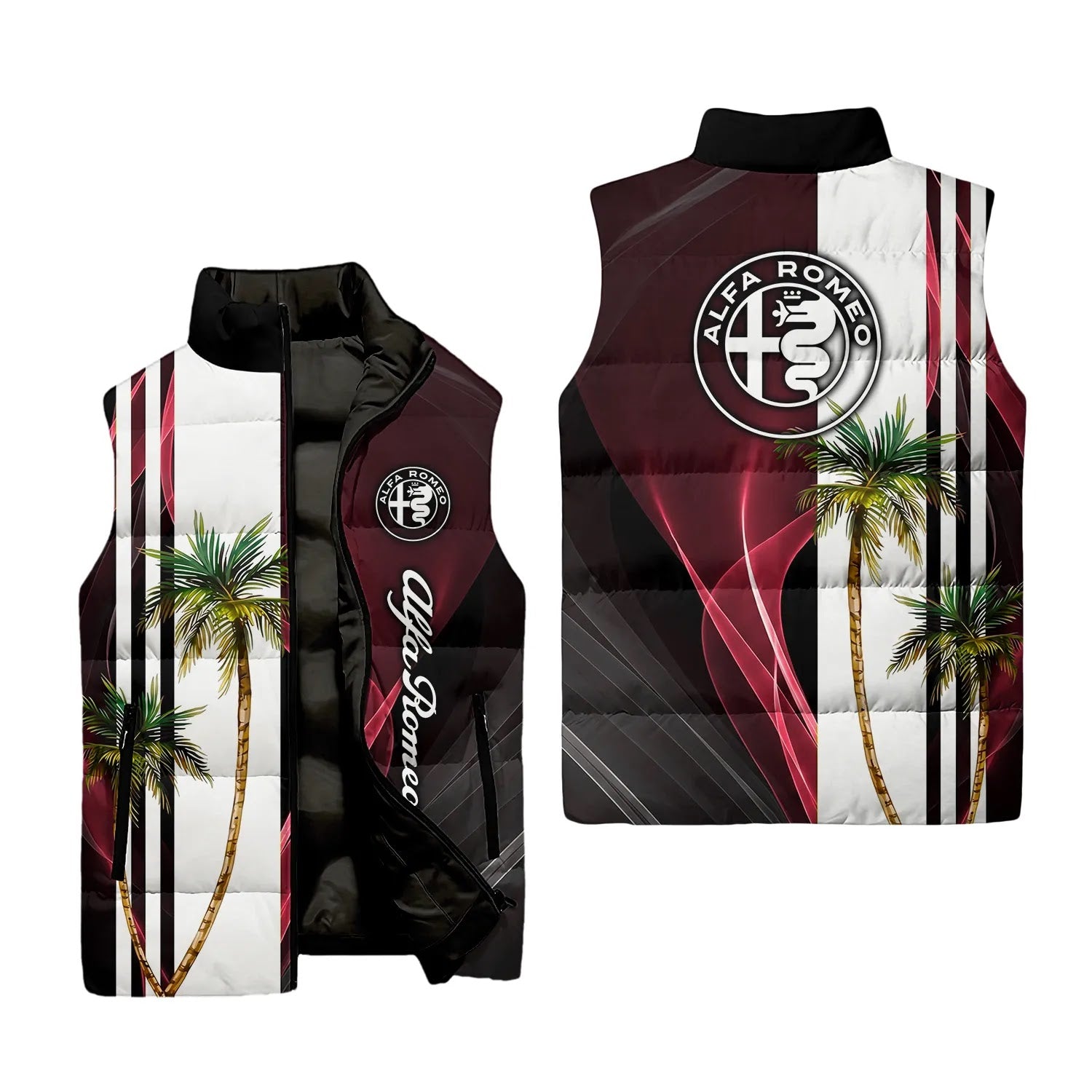 Alfa Romeo Sleeveless Puffer Jacket SHW036