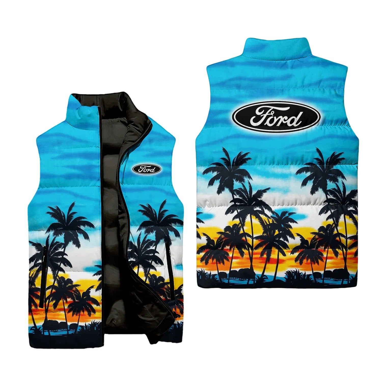 Ford Sleeveless Puffer Jacket SHW051