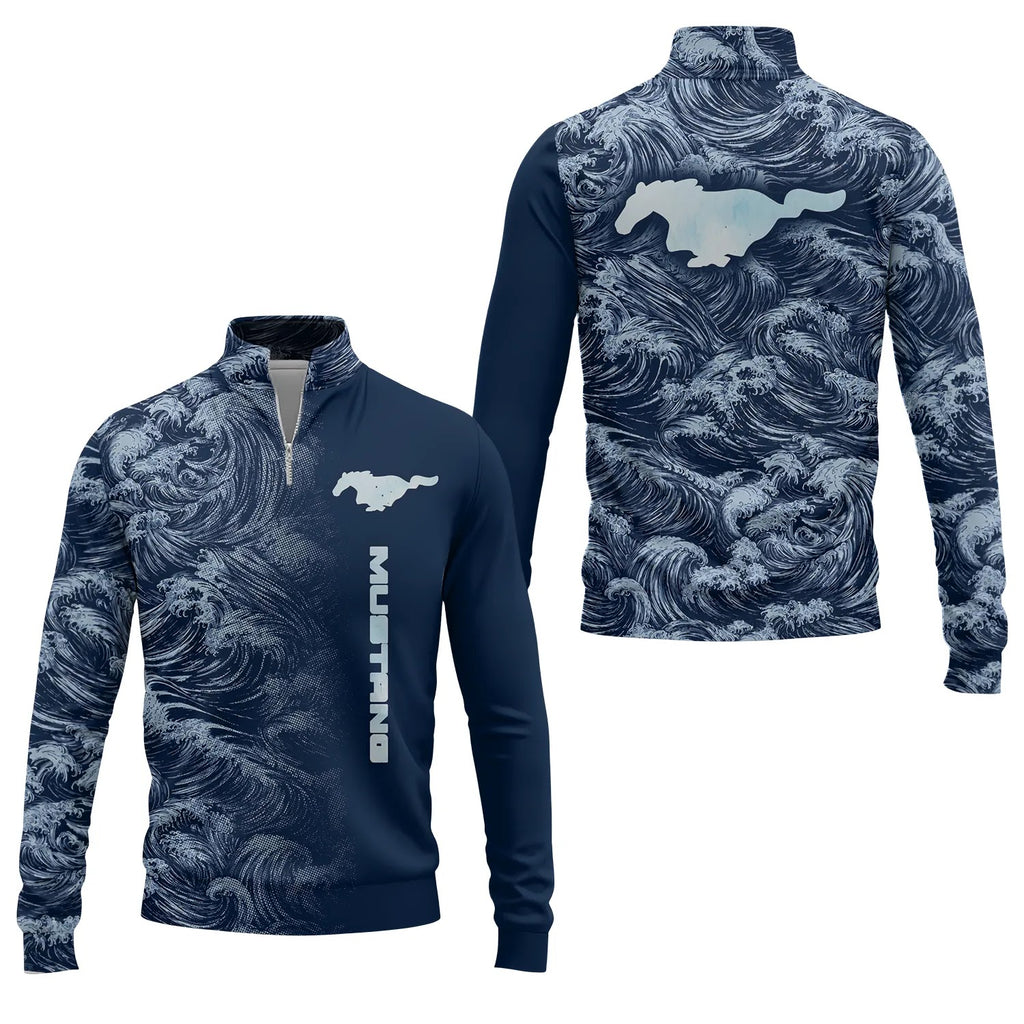 Ford Mustang Quarter-zip Pullover SHW010