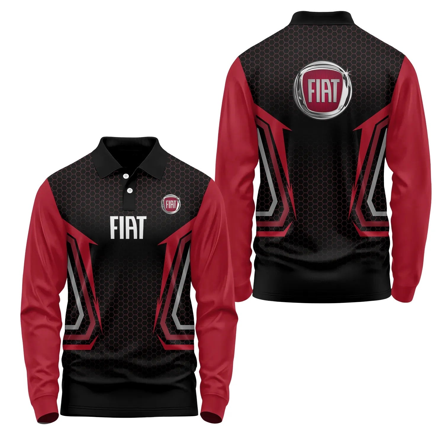 Fiat Long Sleeve Polo SC075