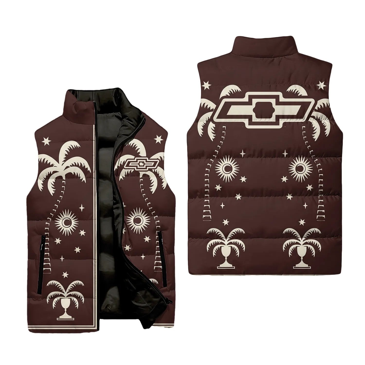 Chevrolet Sleeveless Puffer Jacket SHW066