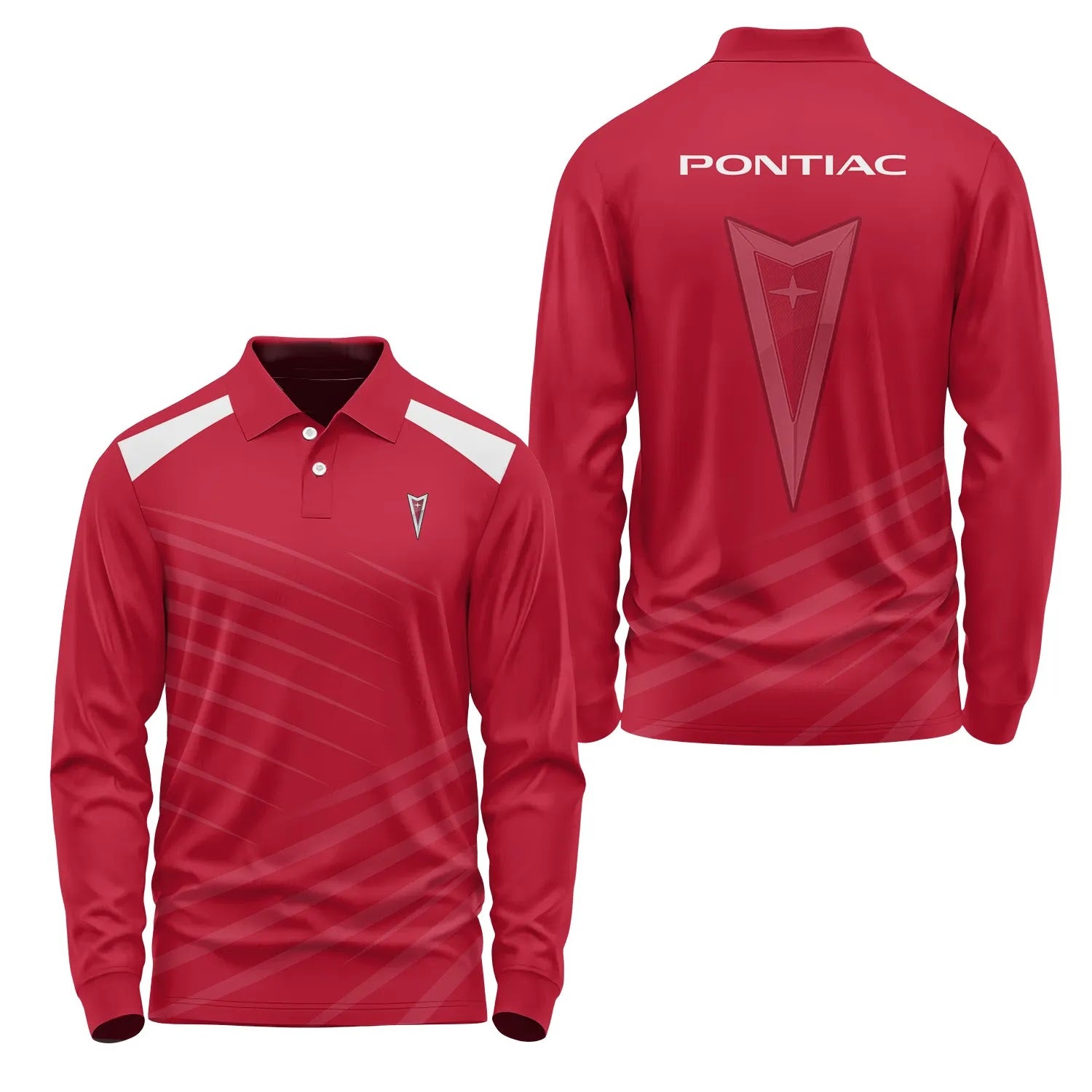 Pontiac Long Sleeve Polo SC082