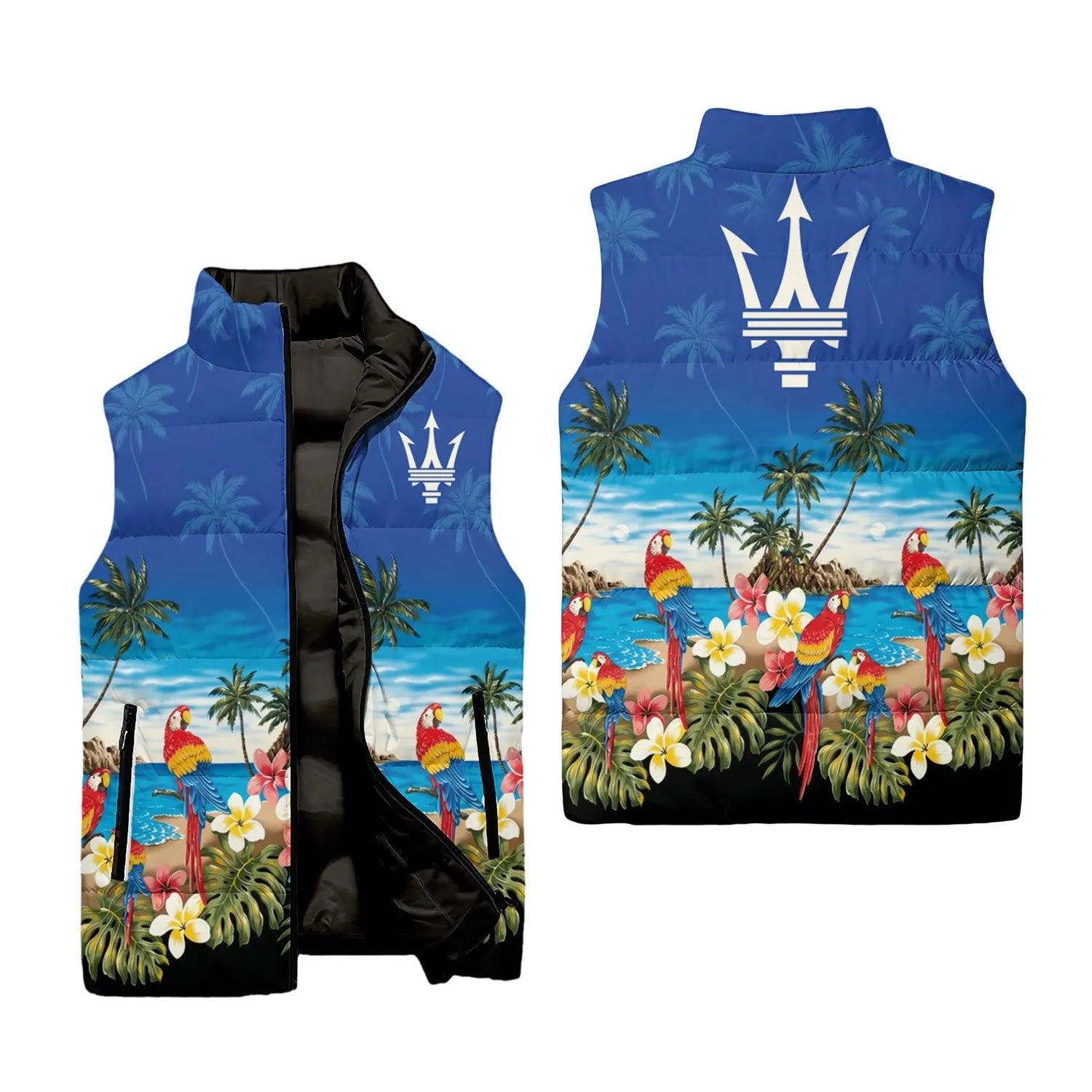 Maserati Sleeveless Puffer Jacket SHW005