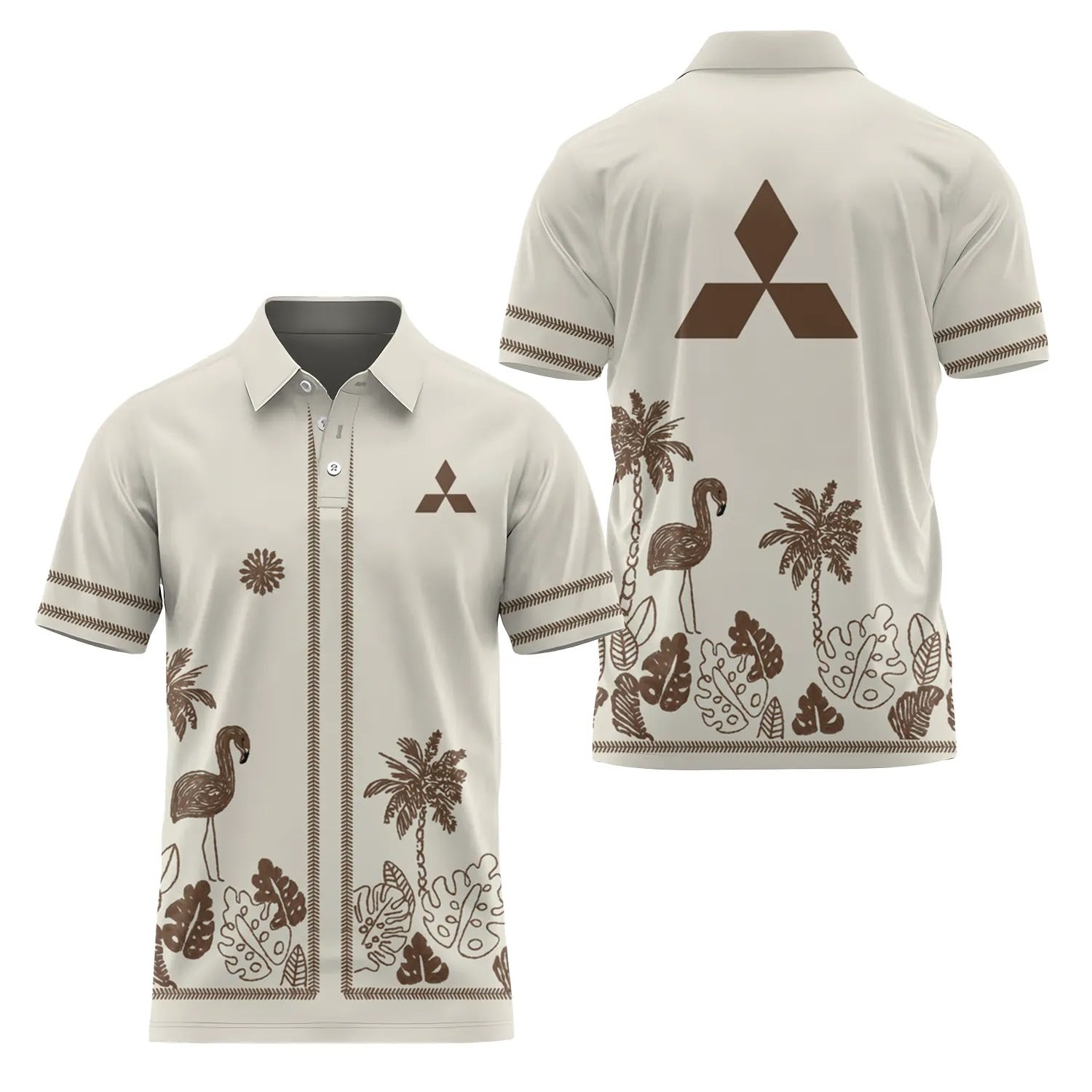 Mitsubishi Short Sleeve Polo SHW044