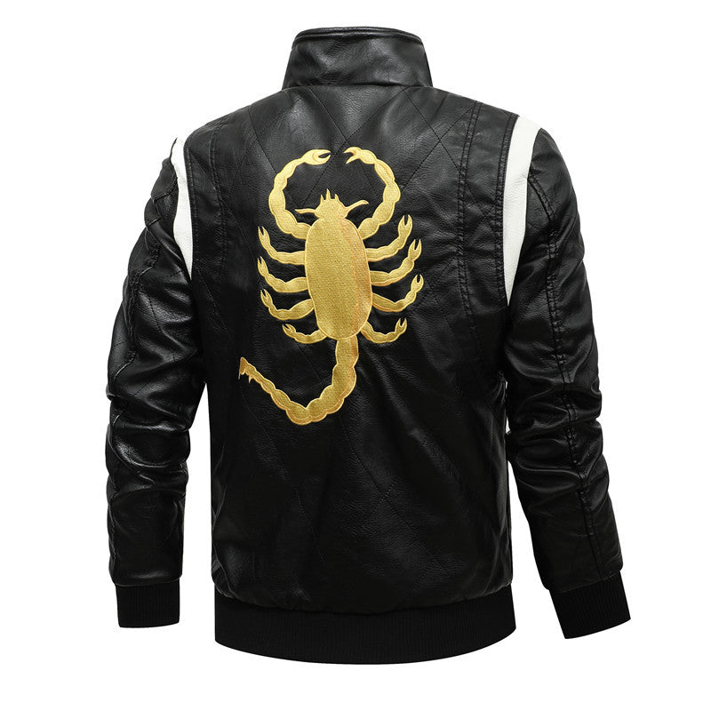 BOGO | Men's PU Leather Hooded Jacket V6