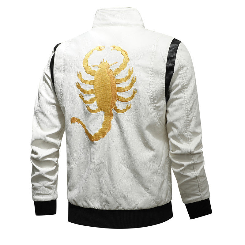 BOGO | Men's PU Leather Hooded Jacket V6