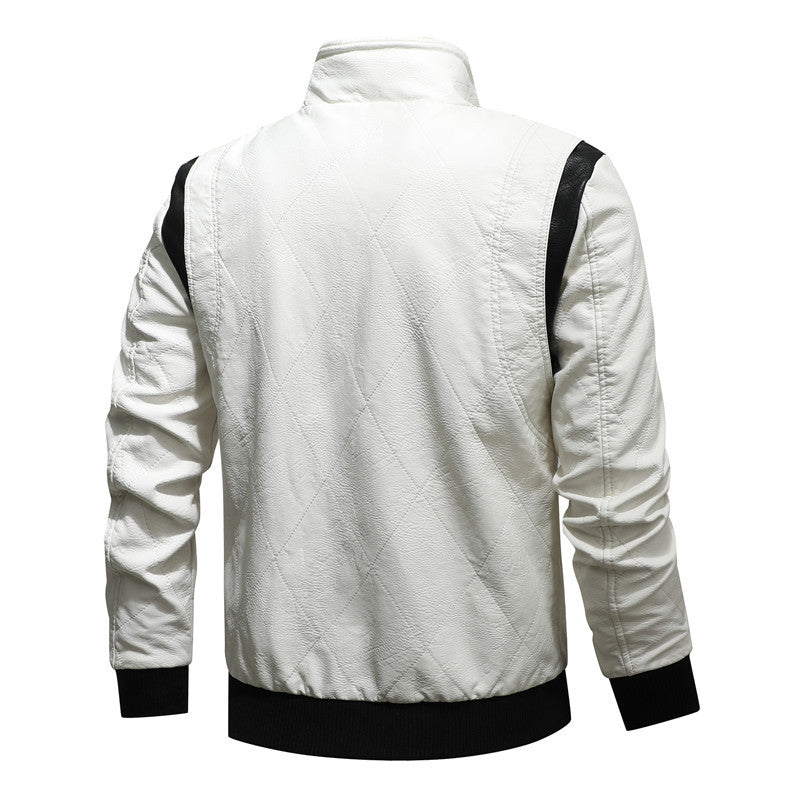 BOGO | Men's PU Leather Hooded Jacket V6