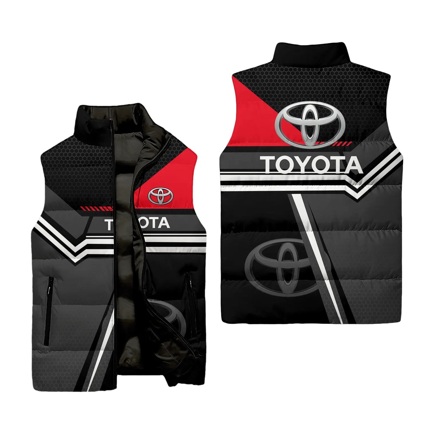 Toyota Sleeveless Puffer Jacket SC071