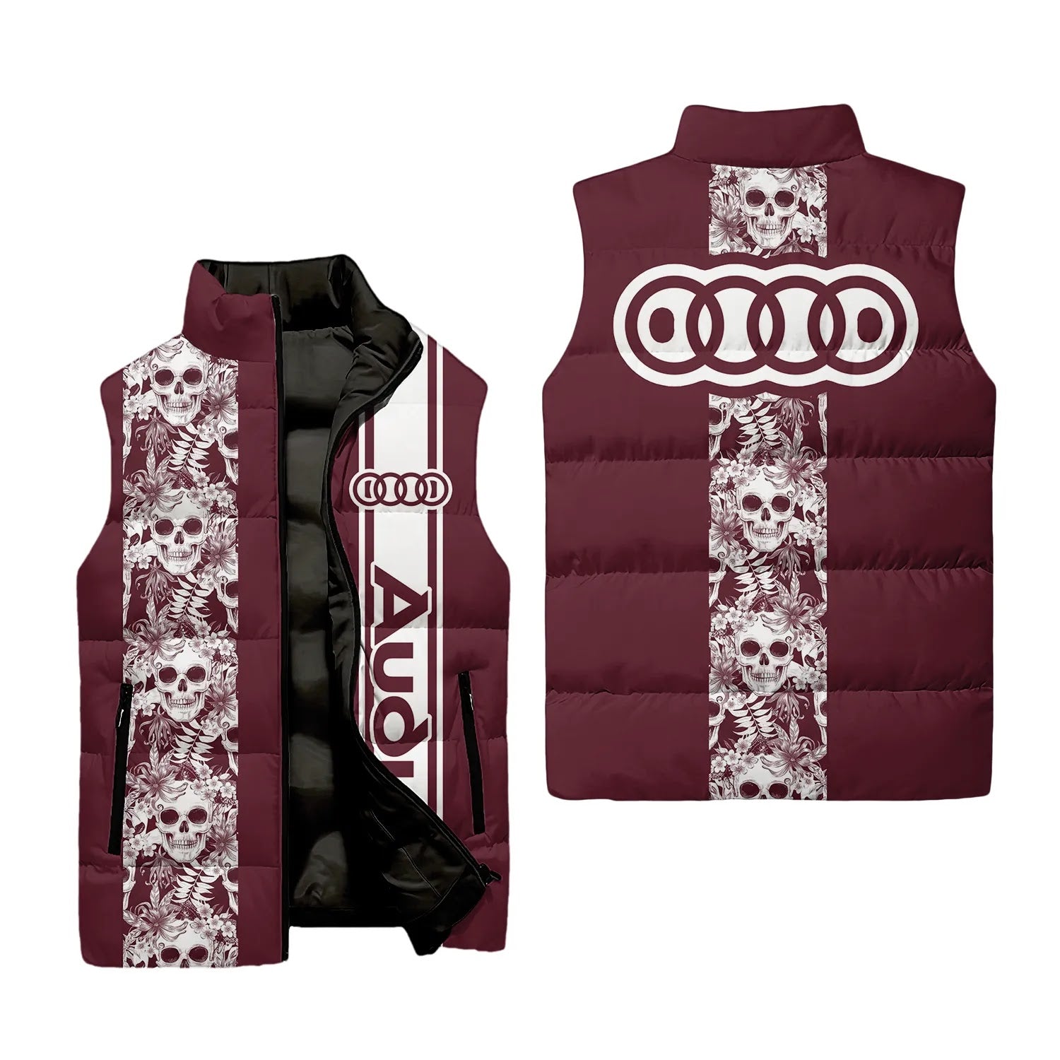 Audi Sleeveless Puffer Jacket SHW042