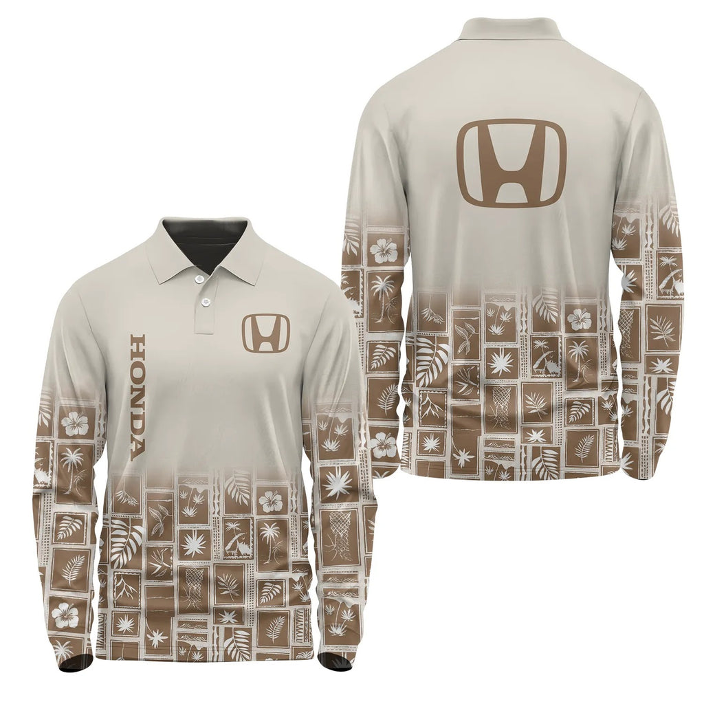Honda Long Sleeve Polo SHW067