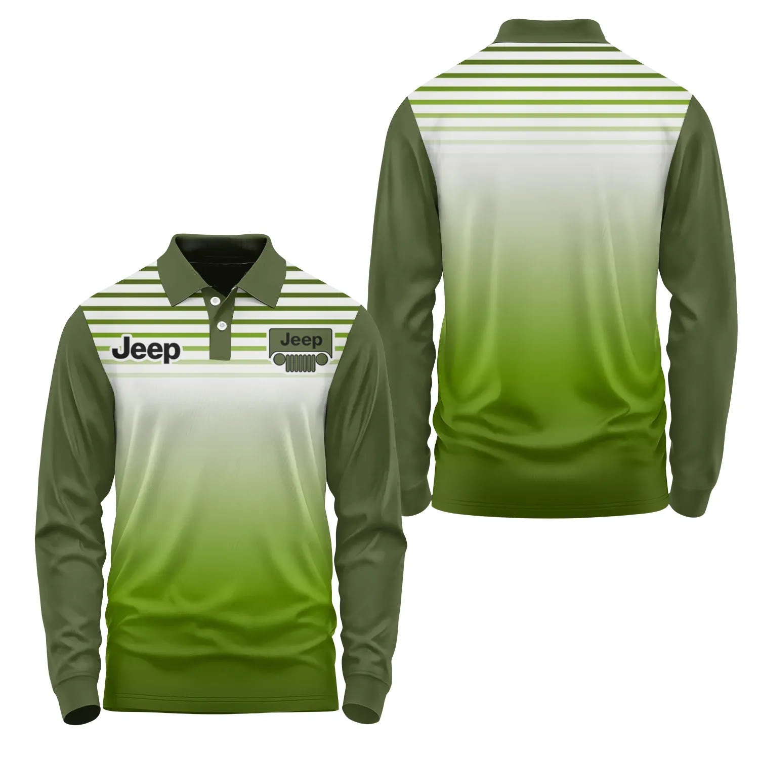 Jeep Long Sleeve Polo SC107