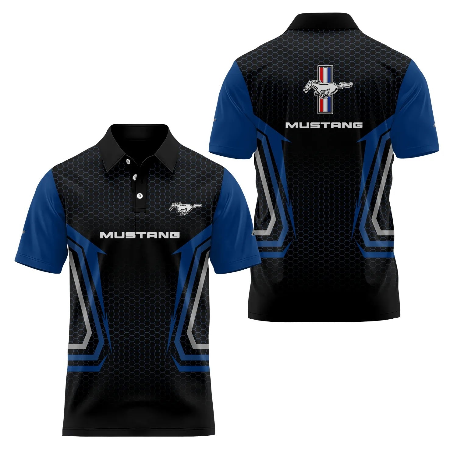 Ford Mustang Short Sleeve Polo SC075