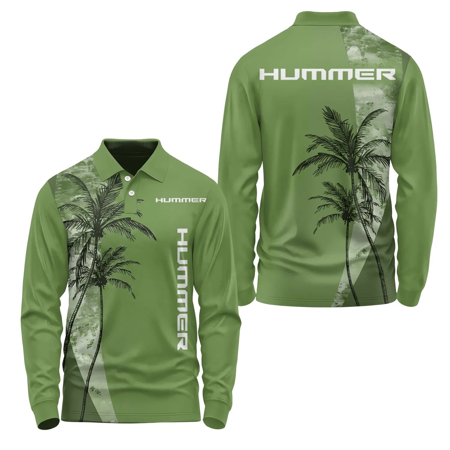 Hummer Long Sleeve Polo SHW071