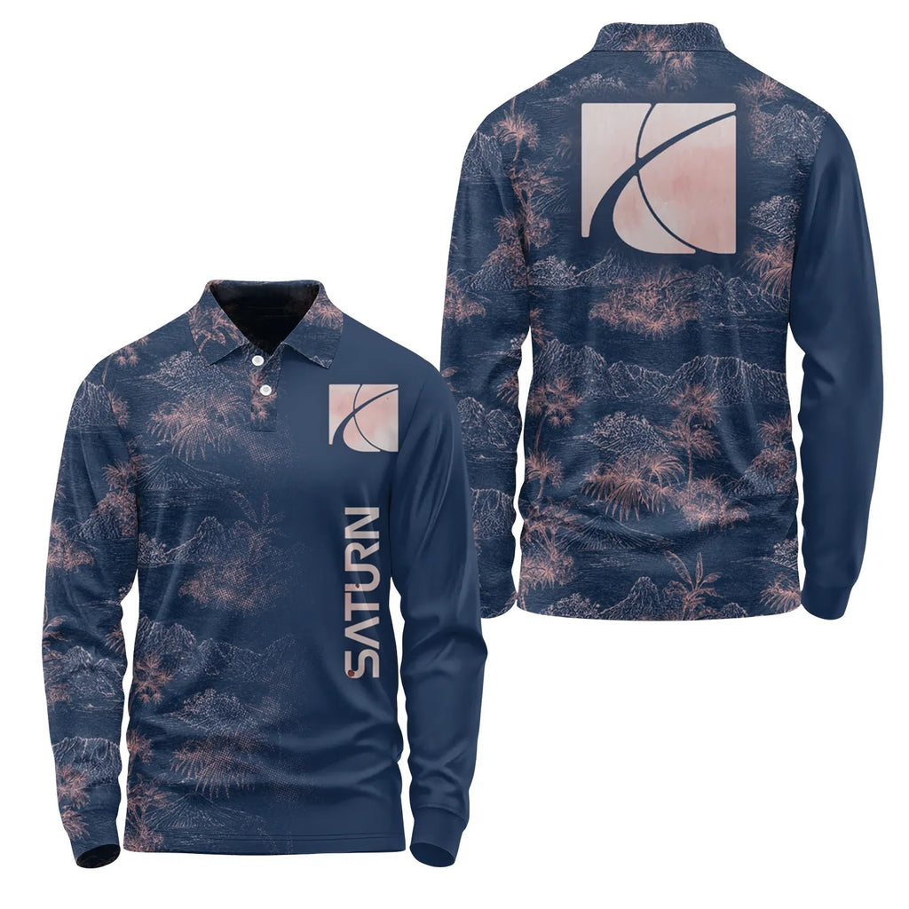 Saturn Long Sleeve Polo SHW007