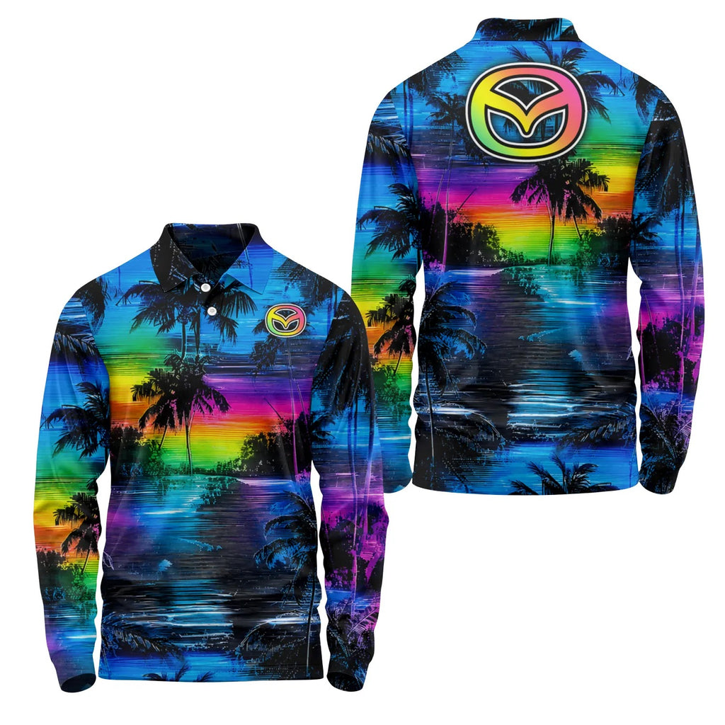 Mazda Long Sleeve Polo SHW055