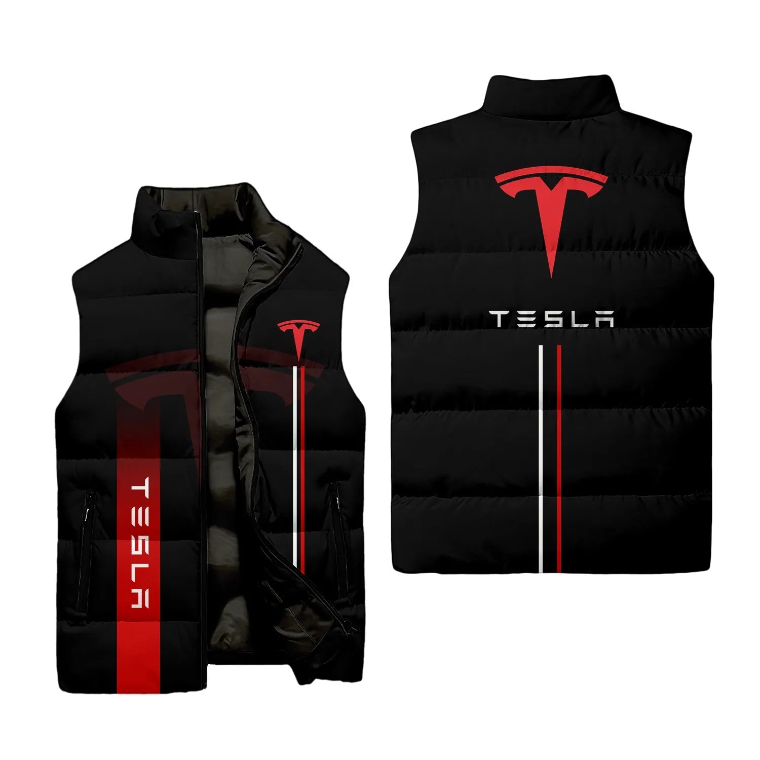 Tesla Sleeveless Puffer Jacket SC077
