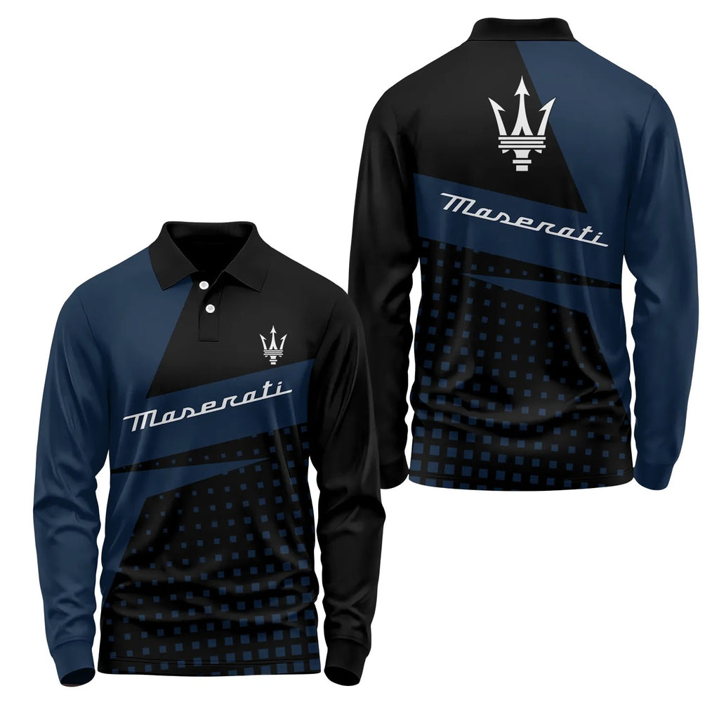 Maserati Long Sleeve Polo SC083
