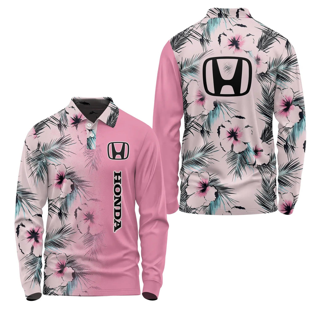 Honda Long Sleeve Polo SHW056