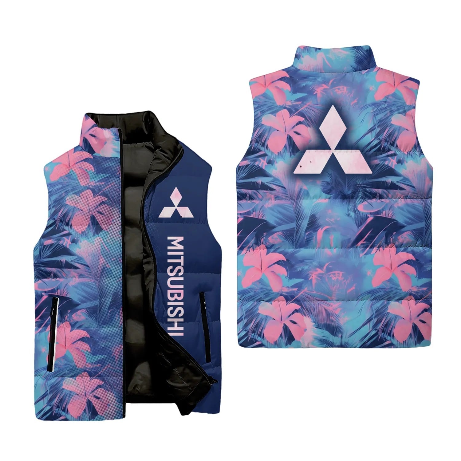 Mitsubishi Sleeveless Puffer Jacket SHW054