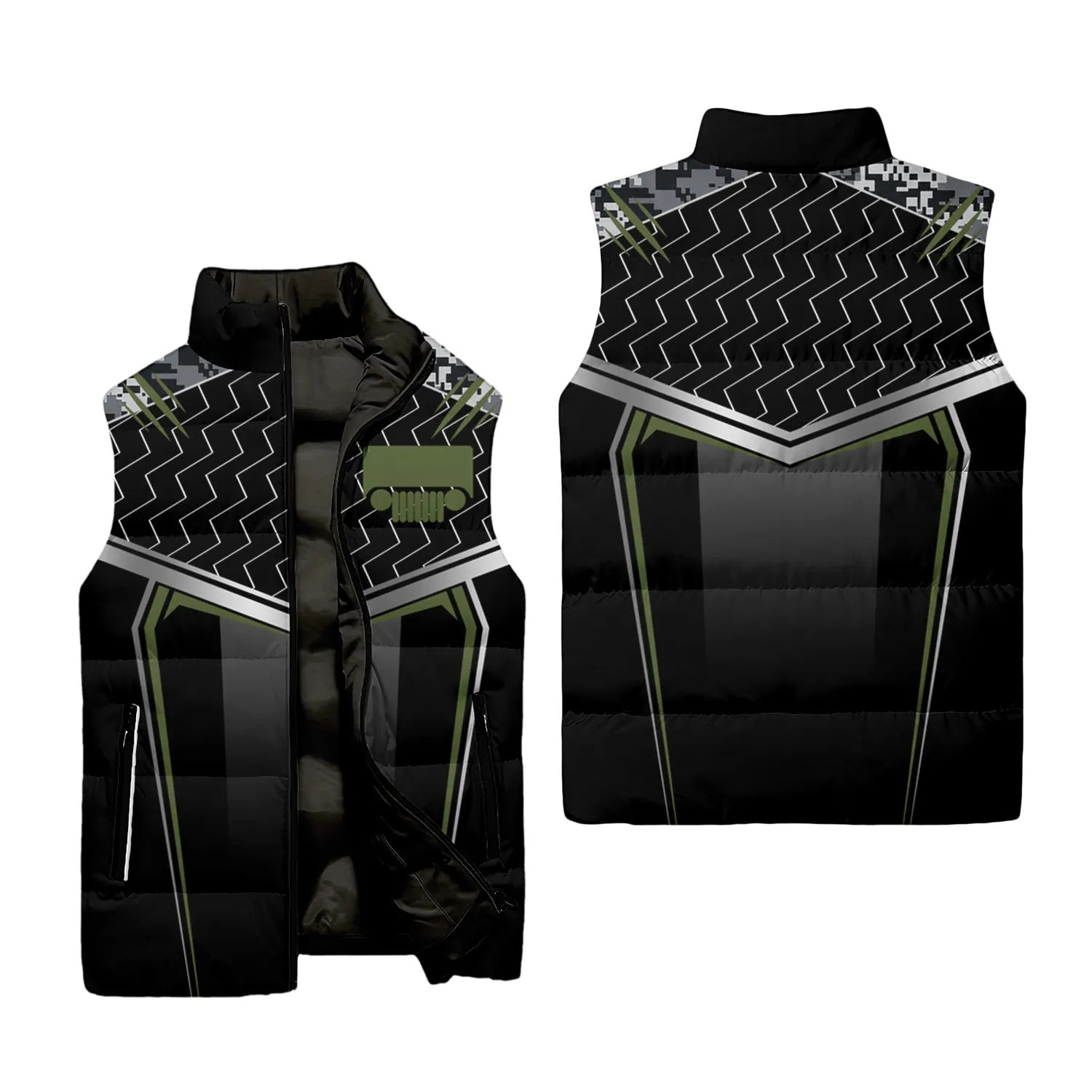 Jeep Sleeveless Puffer Jacket SC115