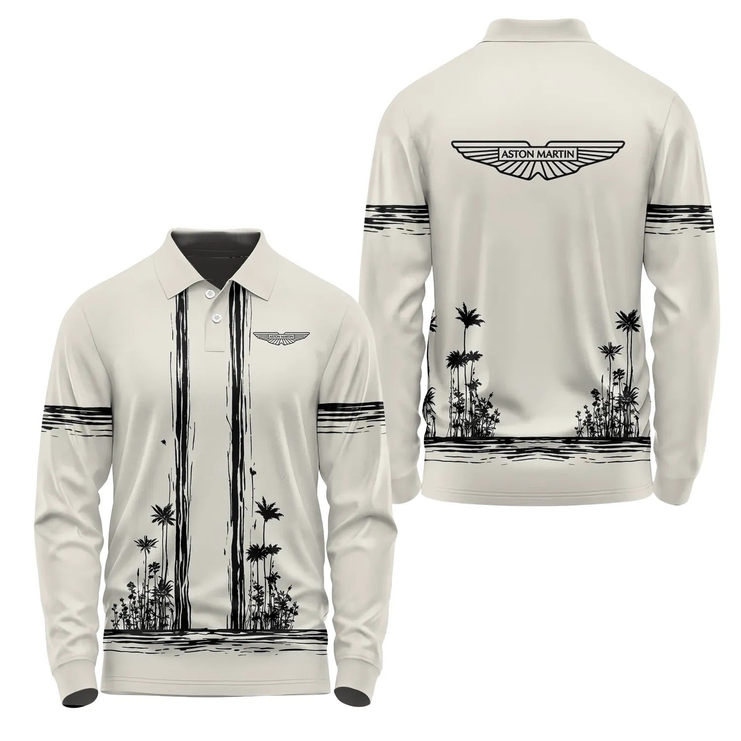Aston Martin Long Sleeve Polo SHW043