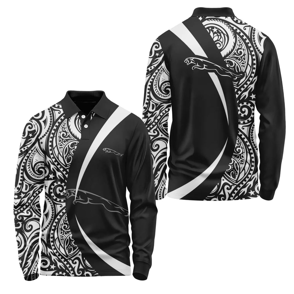 Jaguar Long Sleeve Polo SHW072