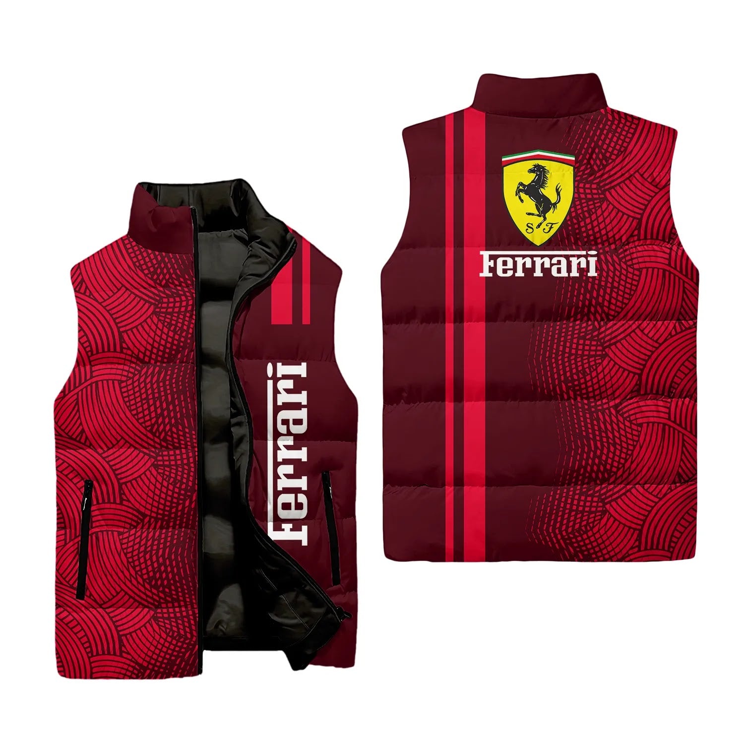 Ferrari Sleeveless Puffer Jacket SC084