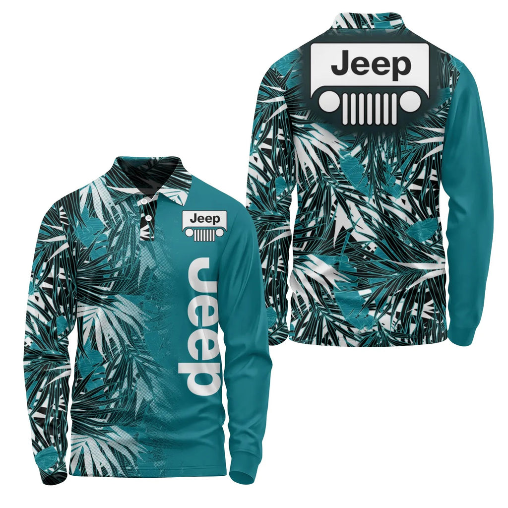 Jeep Long Sleeve Polo SHW060
