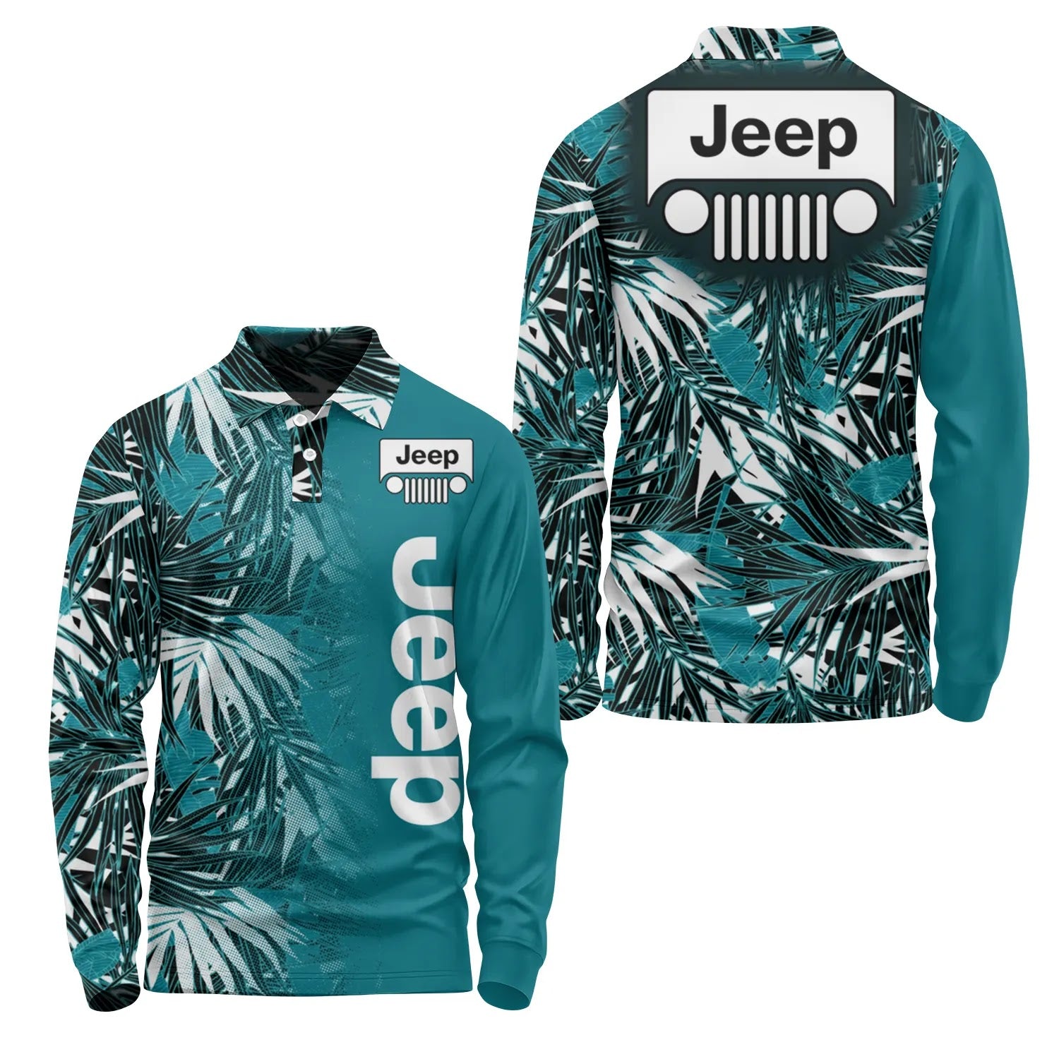Jeep Long Sleeve Polo SHW060