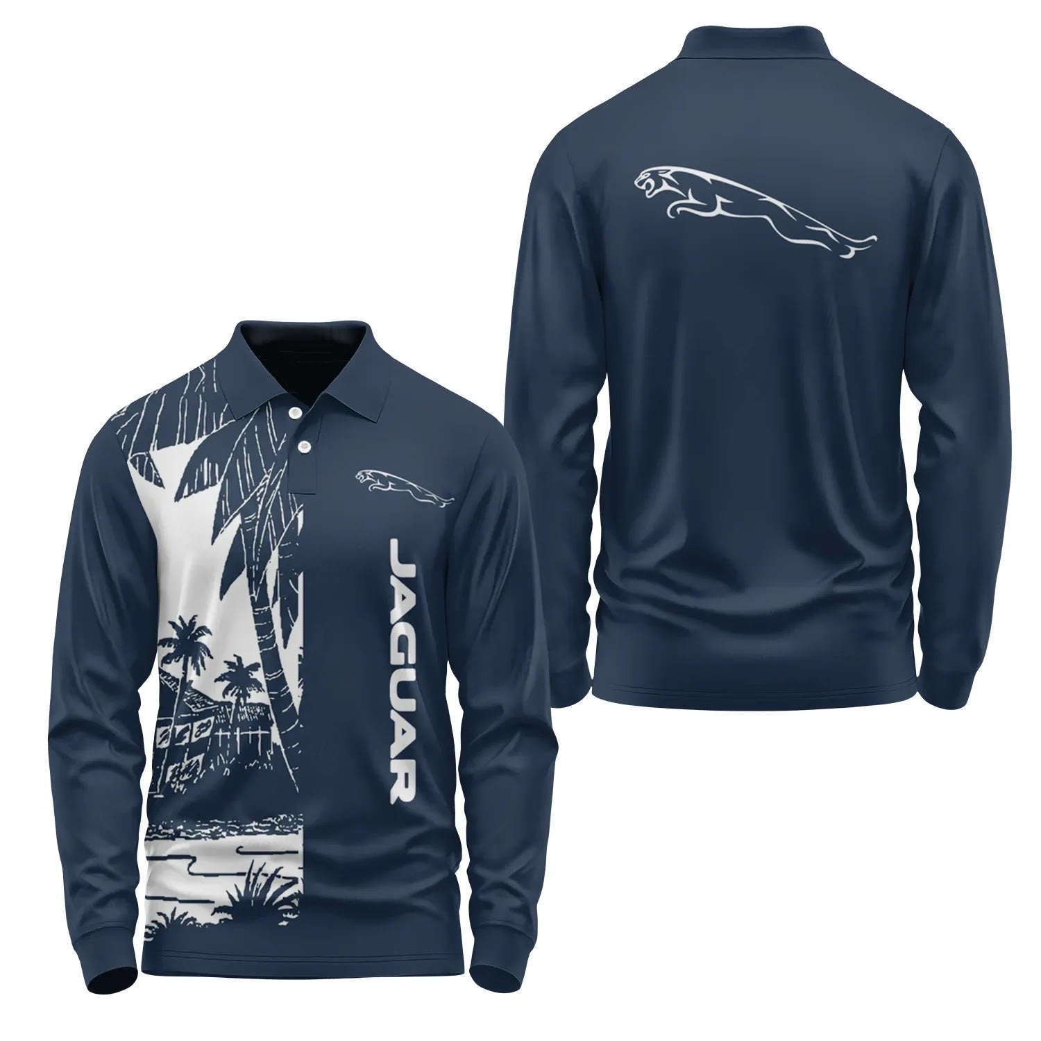 Jaguar Long Sleeve Polo SHW031