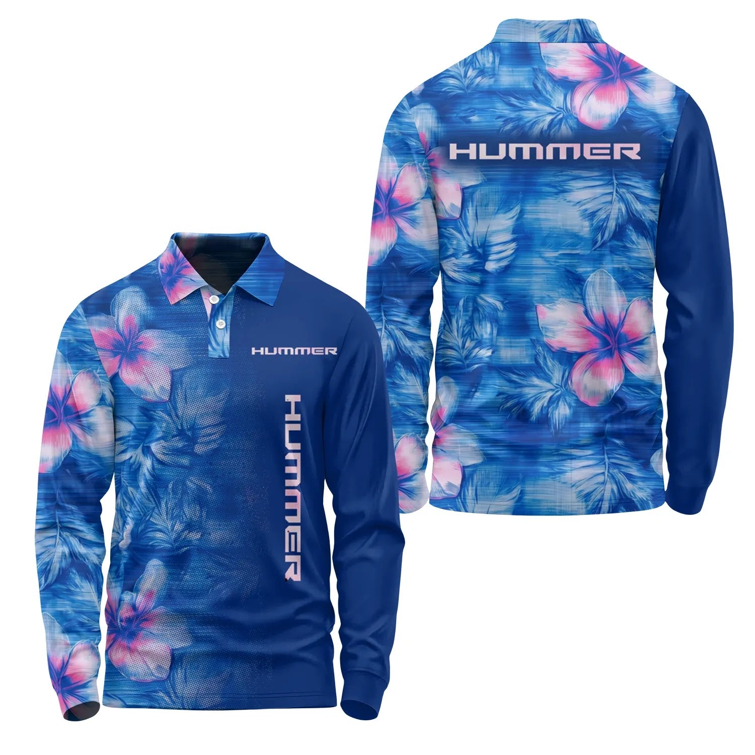 Hummer Long Sleeve Polo SHW057