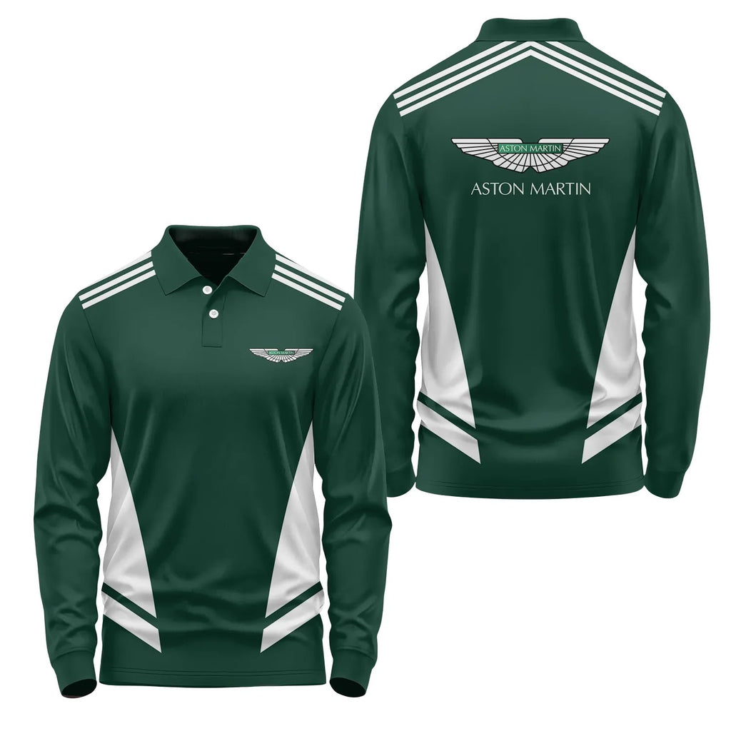 Aston Martin Long Sleeve Polo SC092