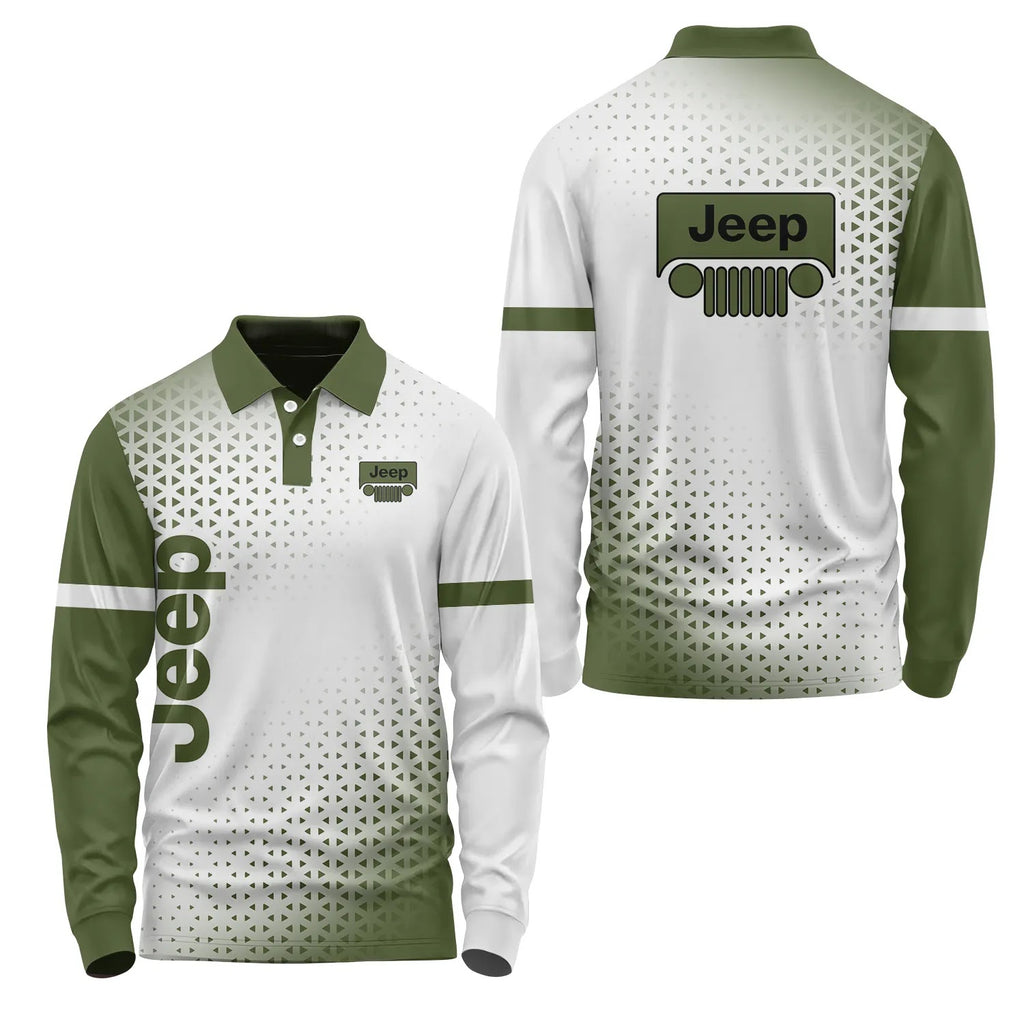 Jeep Long Sleeve Polo SC079