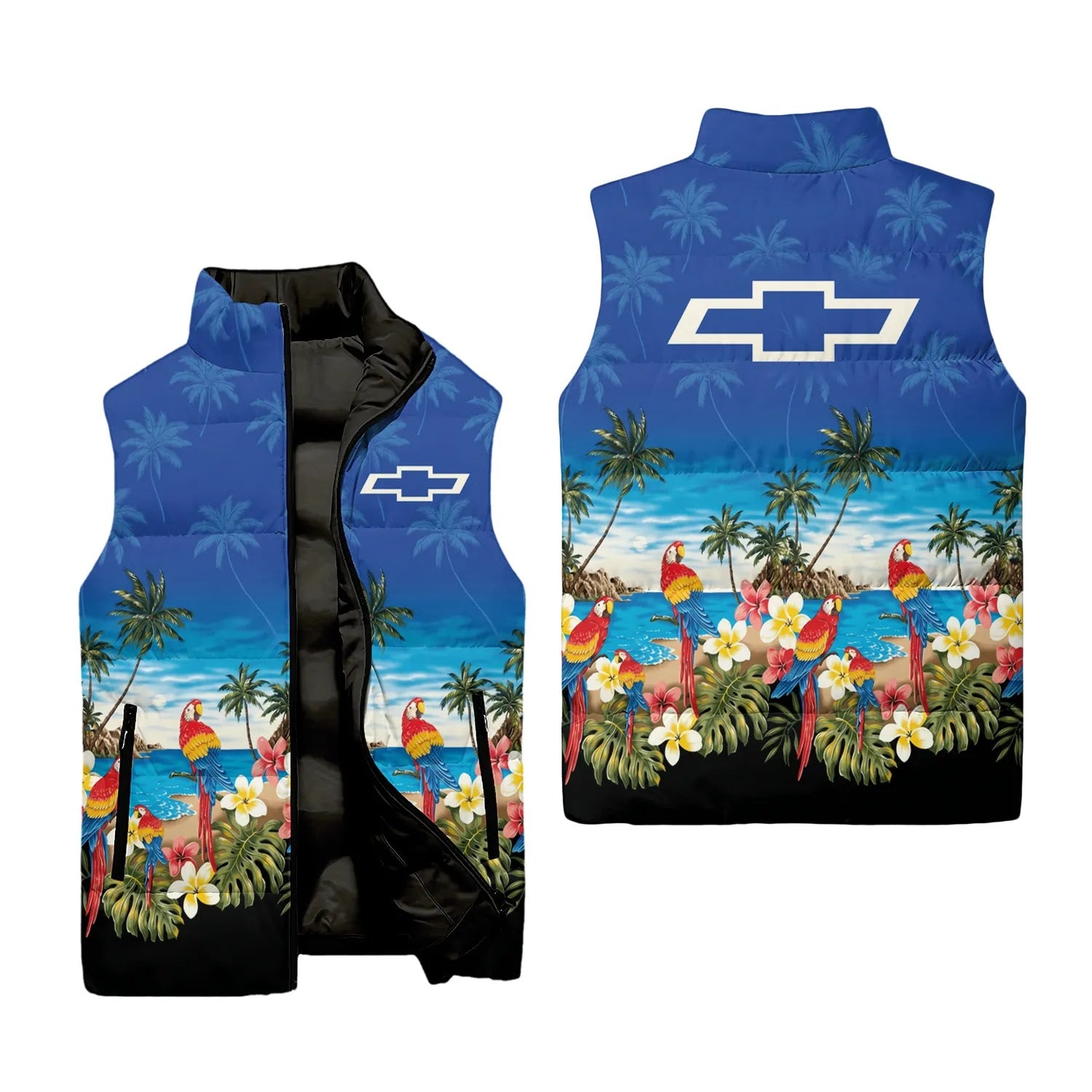 Chevrolet Sleeveless Puffer Jacket SHW005
