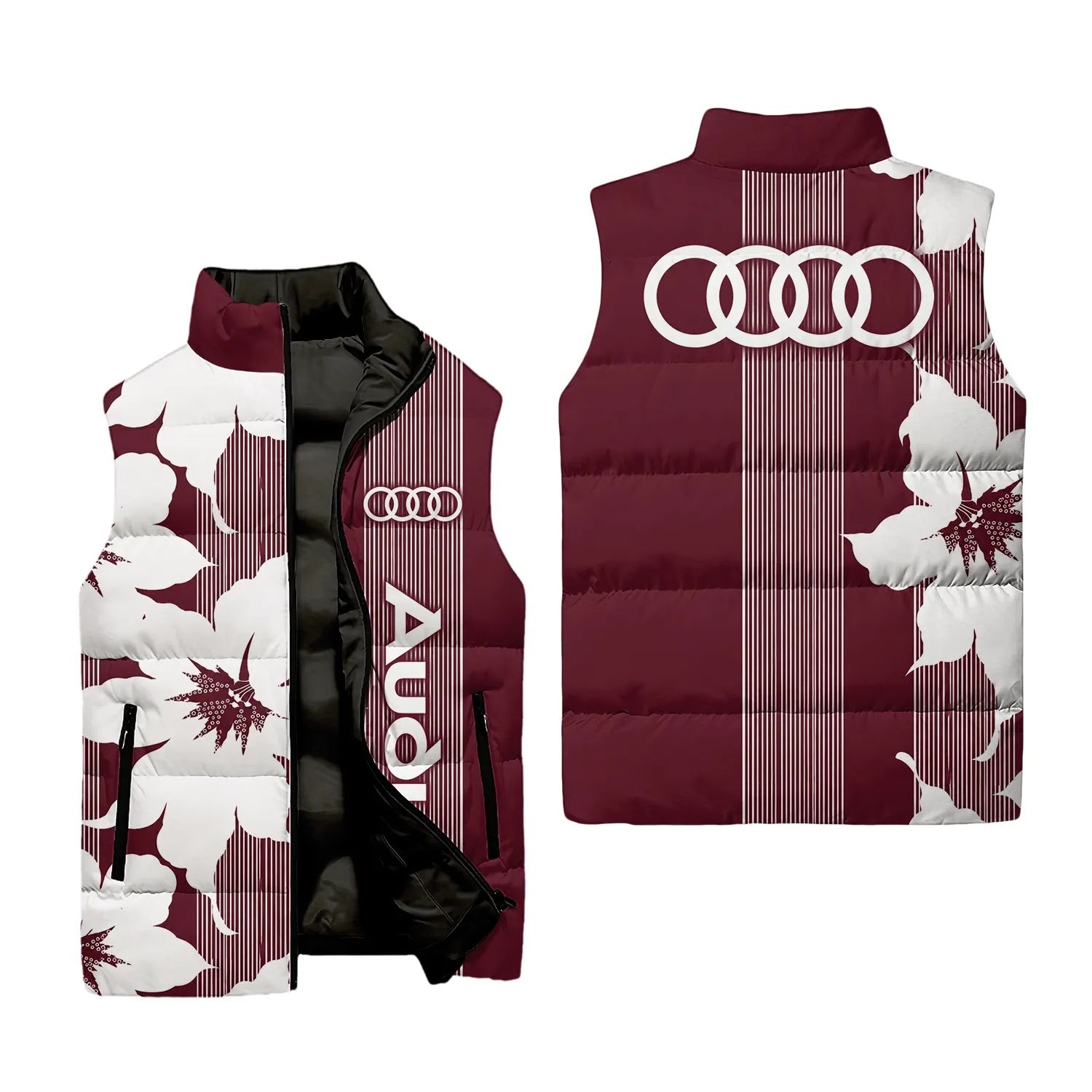 Audi Sleeveless Puffer Jacket SHW039
