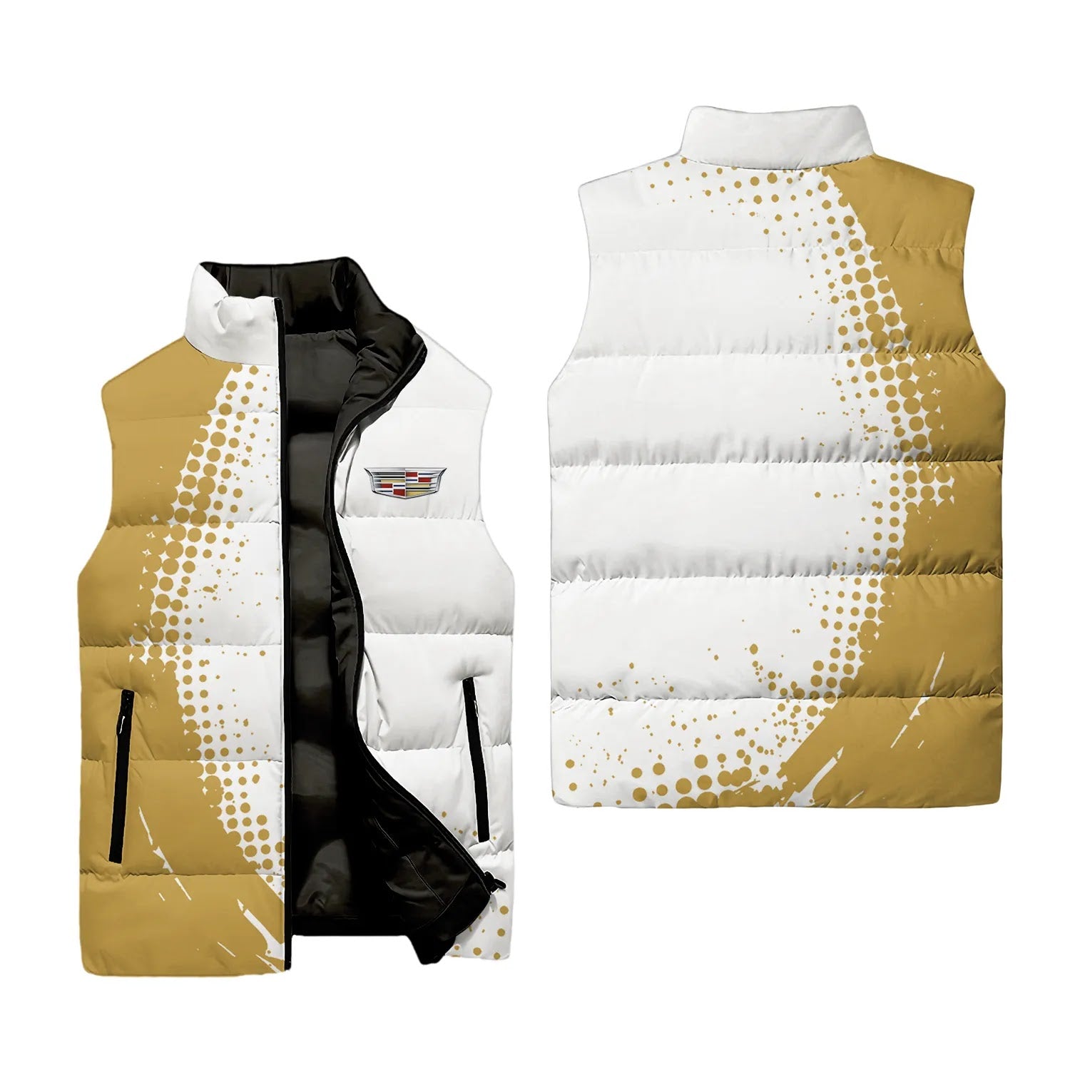 Cadillac Sleeveless Puffer Jacket SC095