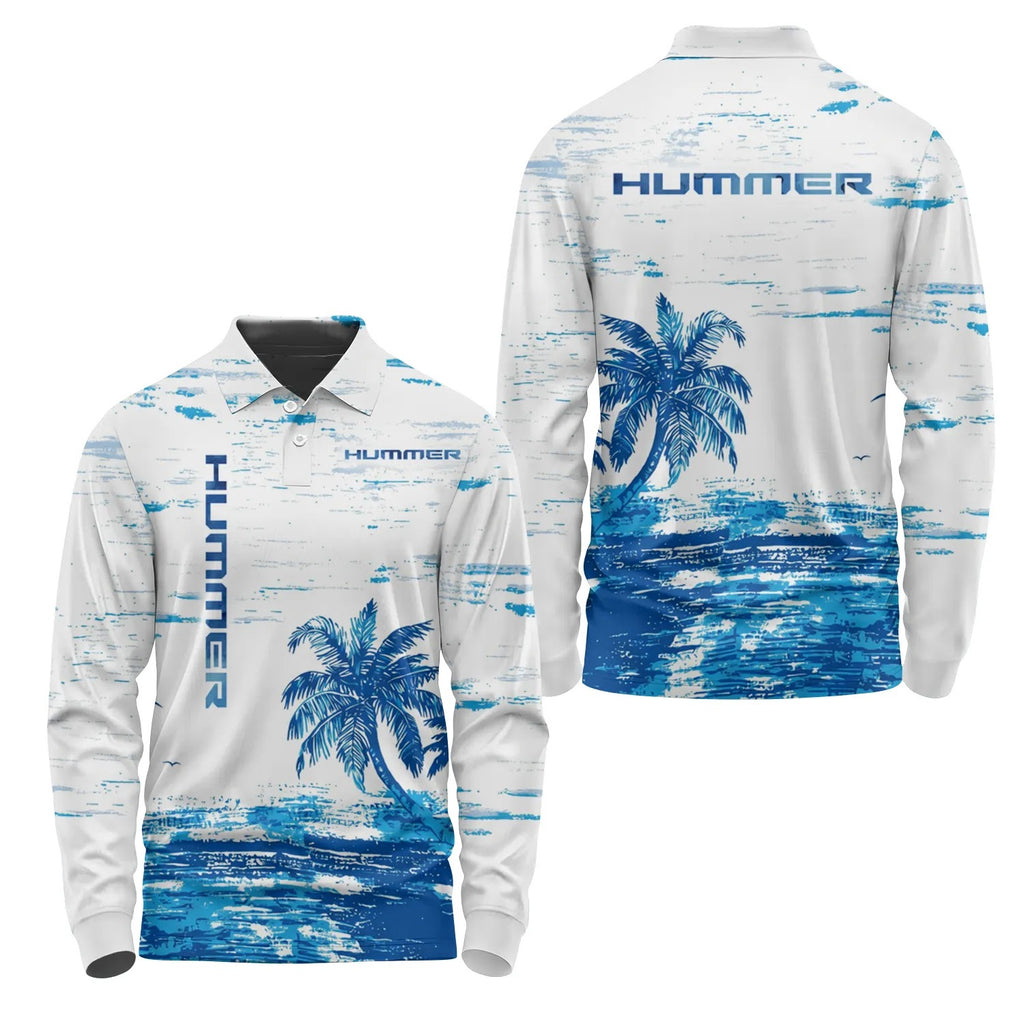 Hummer Long Sleeve Polo SHW069