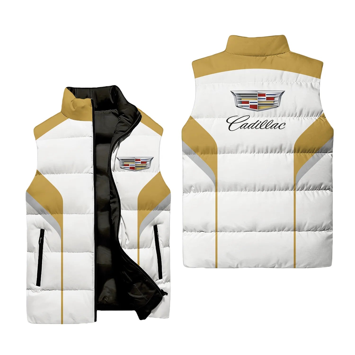 Cadillac Sleeveless Puffer Jacket SC113